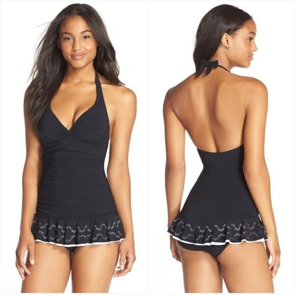 Profile by Gottex Halter Swimdress sz 10. - Picture 1 of 14